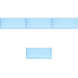 4 Pieces Keyboard Dust Cover Upright Piano Dustproof Protective Transparent - Afbeelding 1 van 12