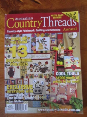 MAGAZINE AUSTRALIAN COUNTRY THREADS   VOL. 6.  NO. 6  GREAT  ** MUST SEE - Image 1 of 2