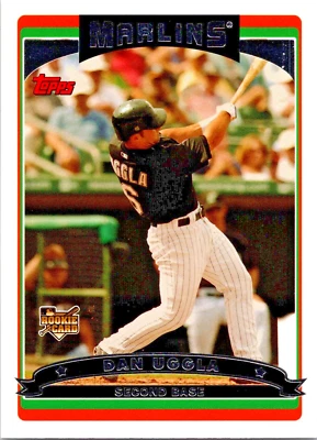 2006 Topps-Baseball RC #631 Dan Uggla Florida Marlins - Image 1 of 2