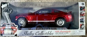 1:18 Shelby Collectibles 2007 Shelby Cobra GT-500 As 2005 Prototype Red Chrome! - Bild 1 von 2
