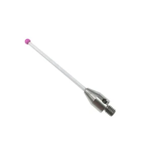 Cmm Touch Probe Stylus Ceramic Stem M4 Thread 3mm Ruby Tip 50mm Long A-5003-3680 - Picture 1 of 3
