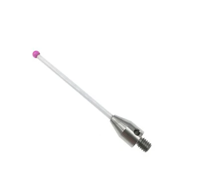 Sonda táctil Cmm Stylus vástago de cerámica rosca M4 3 mm punta de rubí 50 mm de largo A-5003-3680 Foto 1 de 3