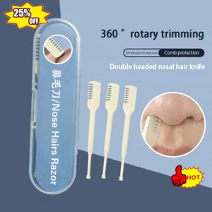 1/2/3X Mens/Womens Nasal Nose Hair Trimmer Ear Eyebrow Grooming Cutter - Picture 1 of 19
