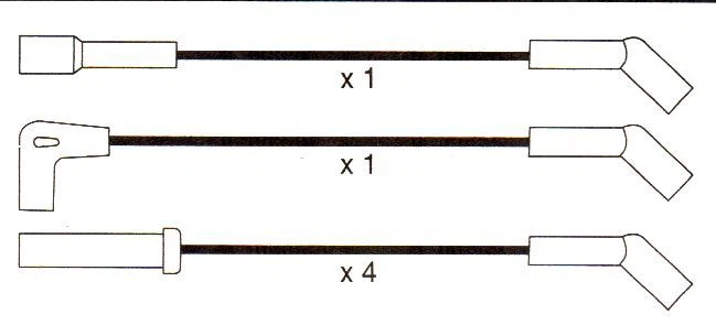 Peugot 605 Citroen XM Formula Power Original 10mm Rennen Leistung Kabel Satz - Bild 1 von 1