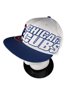 Vintage Chicago Cubs '47 Brand Hat Cap Snapback OSFM White Blue - Picture 1 of 11