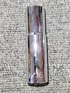WRIGHT TOOL COUGAR SERIES 1/2" Drive 12PT SAE 9/16" DEEP SOCKET  E4618 - Imagen 1 de 3
