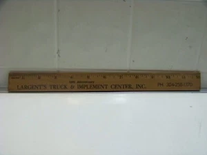 Vintage Largent's Truck & Implement Center Werbelineal 50th Anniversary - Bild 1 von 2