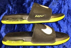 Nike Air Max Slide 'Black Volt' Cirro Thongs Sandals, Us 12 Eur 46, DC1460-008 - Picture 1 of 9
