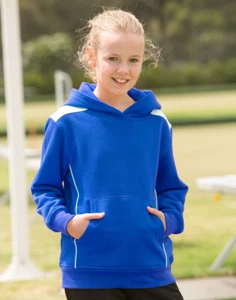 Winning Spirit Kids CROXTON Cotton Blend Close Front Contrast Fleece Hoodie New - Picture 1 of 18