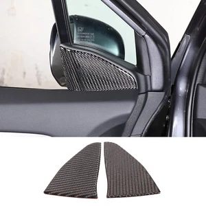Black Carbon Fiber Inner A-Pillar Panel Sticker Trim For Honda Pilot 2015-2019 - Picture 1 of 13