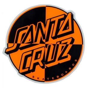 SANTA CRUZ Crash Dot Skateboard Sticker - 10cm wide - Picture 1 of 1
