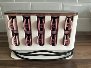 Remington Professional H9100 Proluxe Heated Hair Rollers - Rose Gold Unboxed - Picture 1 of 8