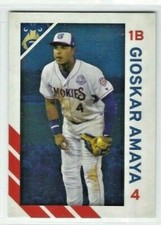 2019 Tennessee Smokies (Double-A Chicago Cubs) Gioskar Amaya