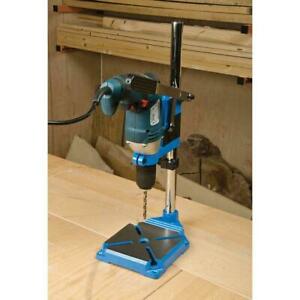 DRILL STAND For HANDHELD ELECTRIC DRILLS ROTARY MOUNTING PRESS PILLAR BENCH