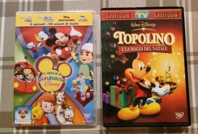 2 DVD DISNEY TOPOLINO E LA MAGIA DEL NATALE E IL MEGLIO DI PLAYHOUSE ITALIANO - Immagine 1 di 3