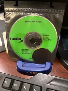 BRAND NEW MSDN Microsoft Windows 2000 Versions + Keys. Adv Server, Server, Pro - Picture 1 of 2