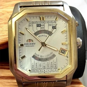 Vintage Watch Orient College Automatic Perpetual Multi Year Calendar Date 21J - Picture 1 of 14