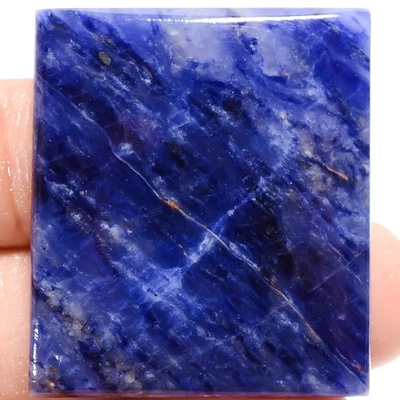 100%天然钠石矩形凸圆形宝石52.5克拉33X29X5毫米X15616 — 第 1/2 张图片