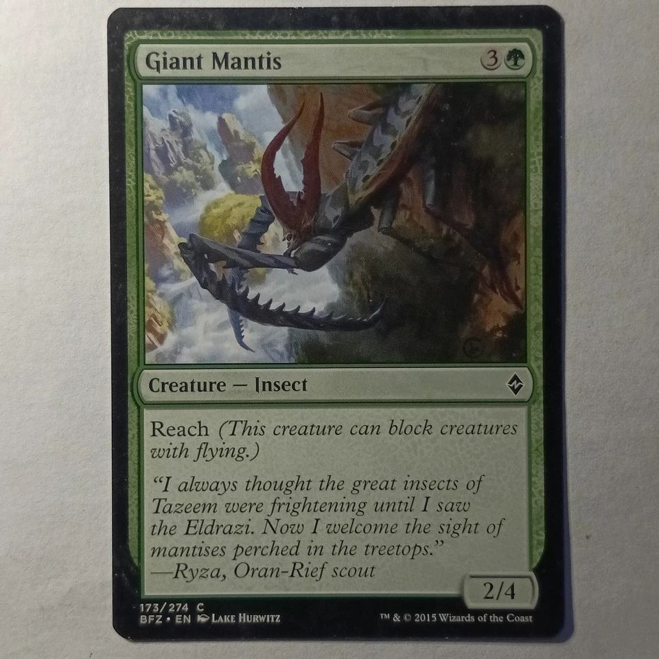 Giant Mantis Battle for Zendikar Regular - Image 1 of 1