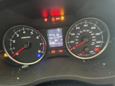 Cuadro de instrumentos velocímetro Subaru Impreza 2015-2015 medidores 85013fj620 FV4XZ Foto 1 de 4