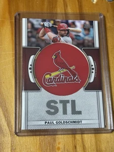 Paul Goldschmidt Team Logo Patch Relic Card #TLP-PG Cardinals 2023 Topps - Picture 1 of 2