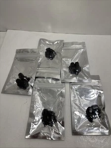 5pk X 4 Pcs Black Metal Car Wheel Tire Valve Stem Cover for Bmw,Auto Stem Caps - Picture 1 of 4