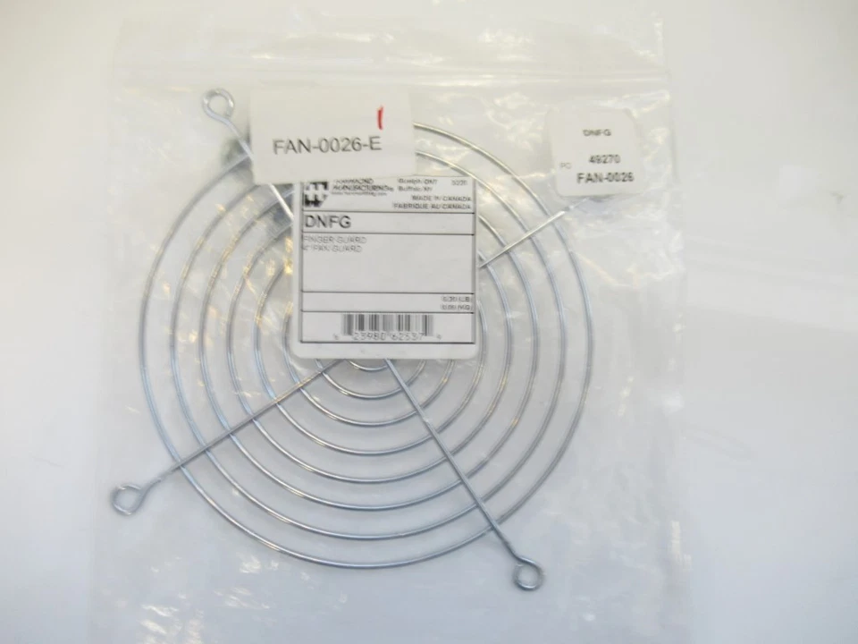 Protector de dedo Hammond Manufacturing Dnfg 4" protector de ventilador 3220DNFG Foto 1 de 3