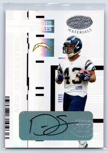 Espejo automático Darren Sproles Rookie 2005 certificado Leaf firmas blancas #/100 - Imagen 1 de 2
