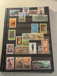 Collection Of Foreign In Pages Mint Used On Cards Topicals N309 - Picture 1 of 15