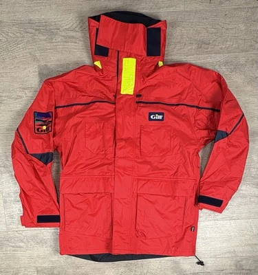 GILL  Sailing Waterproof Jacket Yachting Outdoor Men Red M - Image 1 of 4