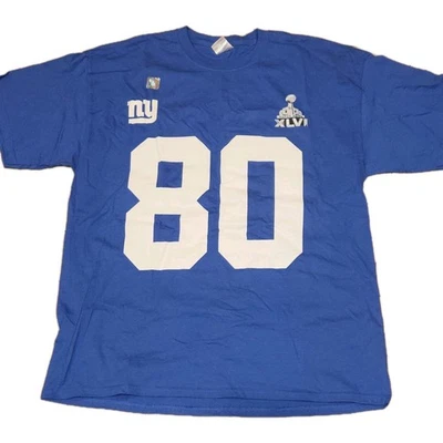 Camiseta deportiva de jugador SB46 NUEVA SIN ETIQUETAS New York Giants - Victor Cruz - #80 - XL Foto 1 de 4