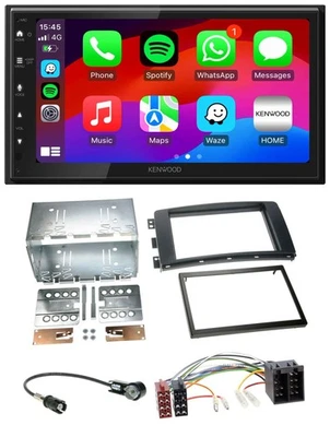 Kenwood MP3 USB DAB 2DIN Bluetooth Autoradio für Smart ForFour 04-06 ForTwo 07-1 - Bild 1 von 4