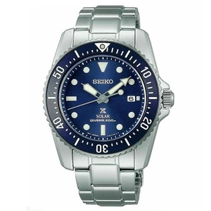 SEIKO Prospex Diver SNE585P1 Orologio Uomo Carica Solare Quadrante Blue - Foto 1 di 4