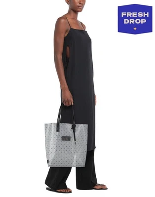 RRP€275 RED VALENTINO PVC Tote Bag Large Plumeti Tulle Pattern Leather Handles - Image 1 of 4