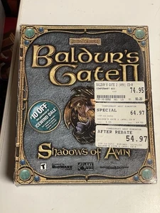 Baldur's Gate II 2 : Shadows of Amn - PC - Big Box, Complete - Bild 1 von 5