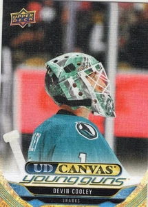 2024-25 Upper Deck Canvas C231 Devine Cooley YG RC - Picture 1 of 2