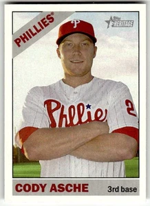 2015 Topps Heritage #80 Cody Asche Philadelphia Phillies Baseball - Picture 1 of 2