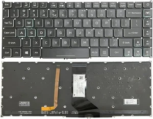 Teclado retroiluminado EE. UU. para ACER PT515-51 LG4P_P90BRL NKI14170NY NSK-RNABW - Imagen 1 de 3