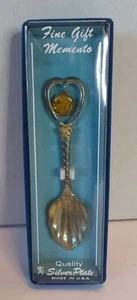 Vintage Florida Souvenir Spoon - Silver Plate - New In Box - Picture 1 of 4