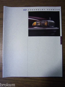 MINT 1994 CHEVROLET CHEVY CAPRICE 18 PAGE DEALER SALES BROCHURE (BOX 390) - Picture 1 of 3