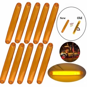 10 piezas luces LED laterales azules luz de separación de balas camión remolque impermeable - Imagen 1 de 15