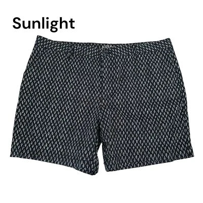 Pantalones Cortos Riders By Lee Mujer 6" Entrepierna Blanco y Negro Estampado Algodón/Spandex Talla 18M Foto 1 de 4