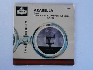 STRAUSS - ARABELLA highlights - Scarce DECCA EP - Foto 1 di 2
