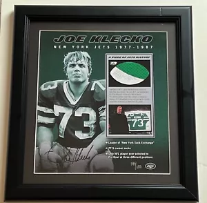 Camiseta deportiva usada firmada por Joe Klecko autografiada ceremonia de exhibición #'d SALÓN DE LA FAMA - Imagen 1 de 5
