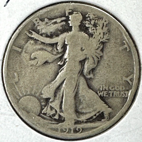 1919 50C Walking Liberty Half Dollar, SEMI-KEY DATE! (75141) Cover
