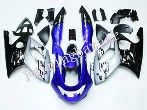 Fit for YZF600R 1997-2007 Blue Silver Black ABS Injection Bodywork Fairing Kit - Foto 1 di 11