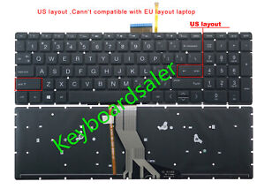 New for HP ENVY 17-S 17-Sxxx 17-S010NR 17-S030NR laptop US keyboard with backlit