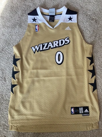 Gilbert Arenas Washington Wizards Youth NBA Jersey Size Large Cover