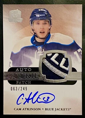 Cam Atkinson 2011-12 Upper Deck The Cup RPA 63/249 146 Philadelphia Flyers Foto 1 de 2