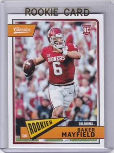 BAKER MAYFIELD ROOKIE CARD 2018 Cleveland Browns #1 NFL DRAFT PICK Sooners RC! - Picture 1 of 2